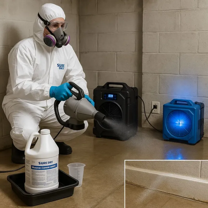 Sanitization and Odor Removal process in Kewanee, IL